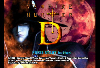 Vampire Hunter D Title Screen